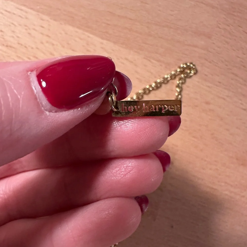 Hey Harper Heart Pendant Necklace - Picture 3 of 4
